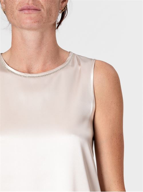 Silk satin top PESERICO | S08893D02372640