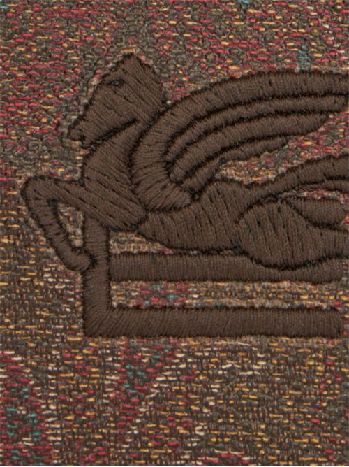 Wallet in Paisley jacquard fabric with embroidered logo ETRO | WP2D0008AA001M0019