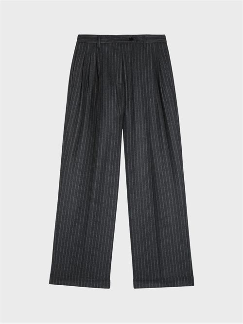 Pinstriped virgin wool flannel trousers ASPESI | 0131E84220197