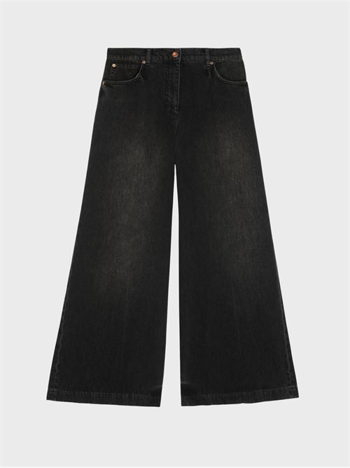 Pantalone palazzo in denim di cotone ASPESI | 0160E69510241
