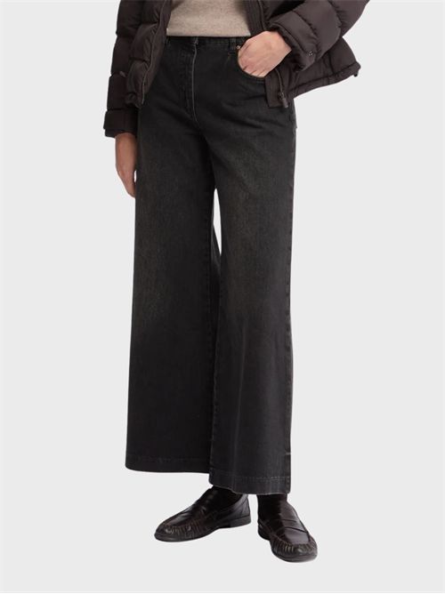 Pantalone palazzo in denim di cotone ASPESI | 0160E69510241