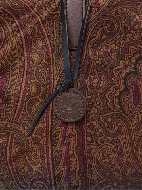 Borsa shopping Unfold Me in nylon con stampa Paisley ETRO | WP1D0064AK18FX0825