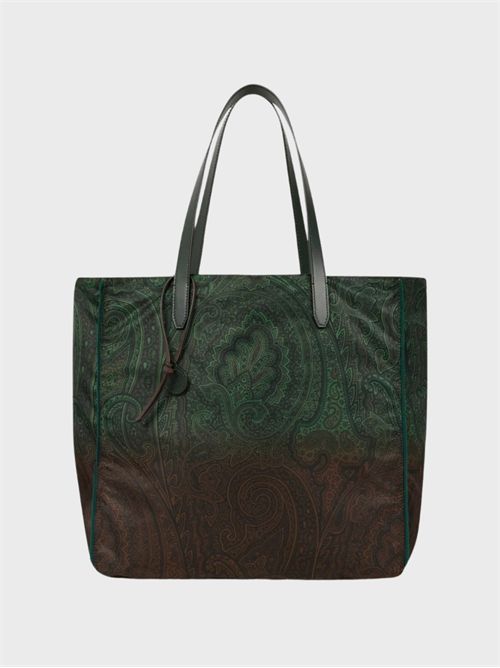 Borsa shopping Unfold Me in nylon con stampa Paisley ETRO | WP1D0064AK18FX0890