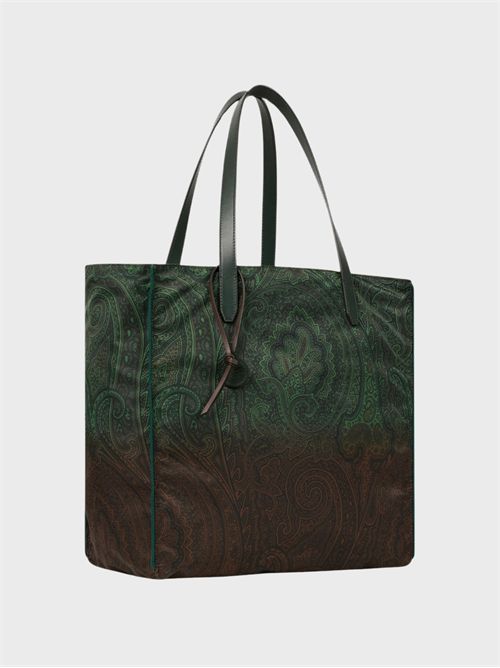 Borsa shopping Unfold Me in nylon con stampa Paisley ETRO | WP1D0064AK18FX0890
