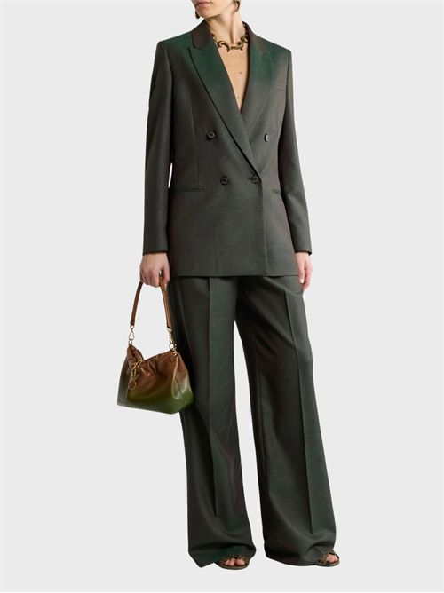 Pure wool double-breasted jacket with Paisley jacquard ETRO | WRCA010899TJ212V0456