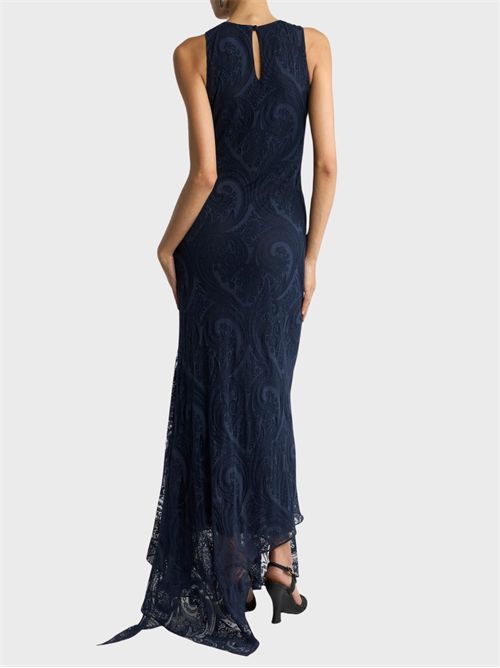 Long sleeveless dévoré jersey dress with Paisley print ETRO | WRHA045399IAE12B0310