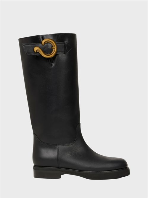 Leather boots with Paisley buckle ETRO | WS4A0022AP11VN0000
