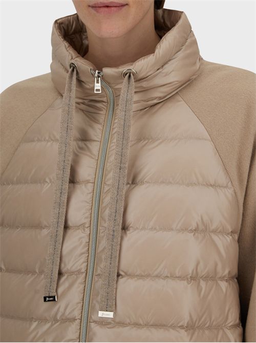 Giacca in flanella mélange con dettagli in Nylon Ultralight HERNO | PI00188DR129341985