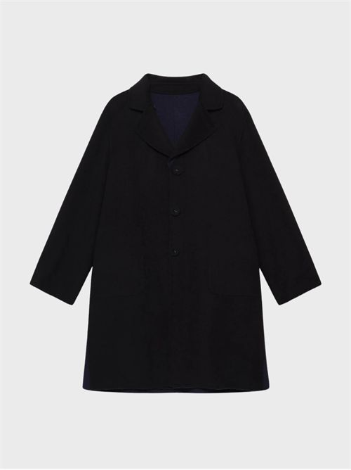 Cappotto double face in lana bicolore e reversibile MALIPARMI | JB54022027680B20