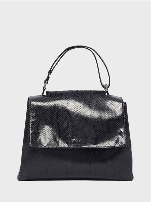 Medium python-effect leather shoulder bag ORCIANI | BT2006EXONOT