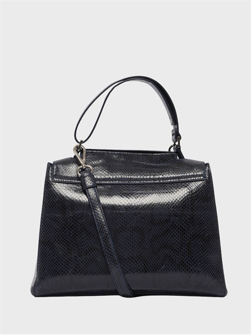 Medium python-effect leather shoulder bag ORCIANI | BT2006EXONOT