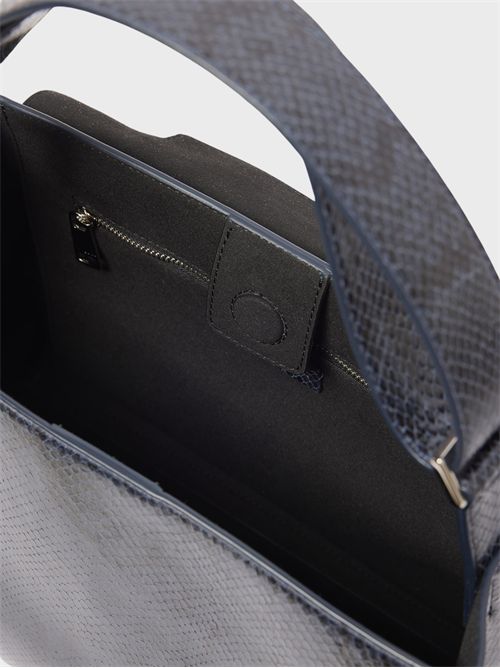 Medium python-effect leather shoulder bag ORCIANI | BT2006EXONOT