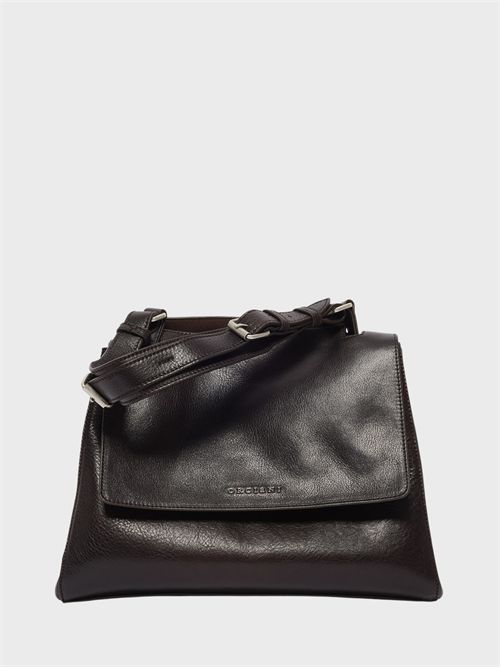 Medium pebbled leather shoulder bag ORCIANI | BT2006LGNTMO