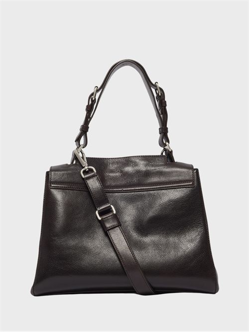 Medium pebbled leather shoulder bag ORCIANI | BT2006LGNTMO