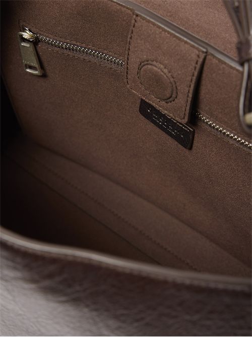 Medium pebbled leather shoulder bag ORCIANI | BT2006LGNTMO