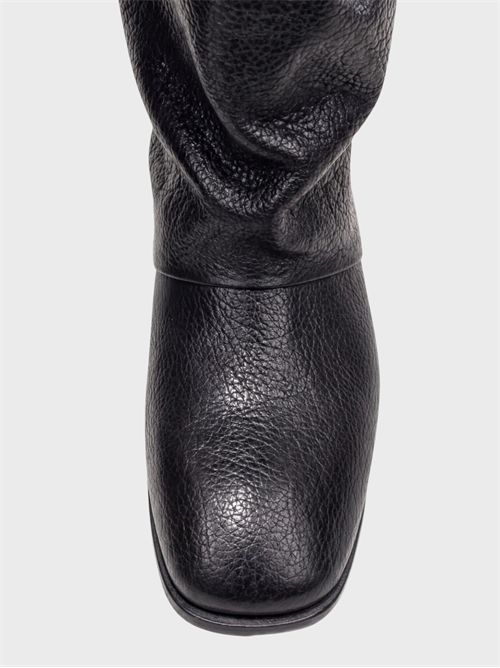 Stivali alti in pelle con punta quadrata PAROSH | D060146STAMSHOE013