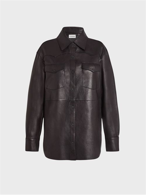Leather shirt PAROSH | D431923SMACIOCK26W013
