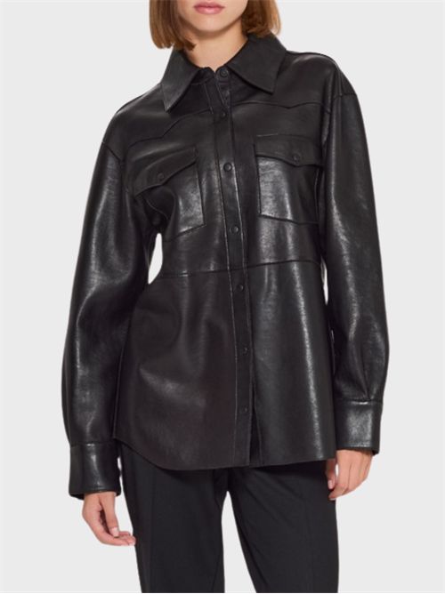 Leather shirt PAROSH | D431923SMACIOCK26W013