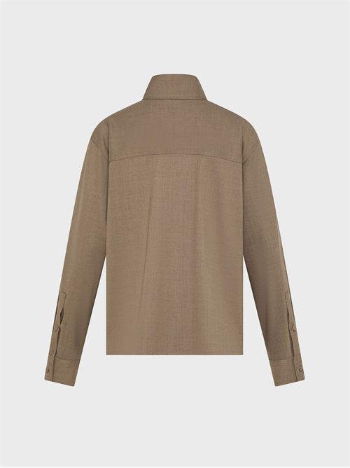 Camicia in flanellina con foulard SEVENTY | CA1564180016054