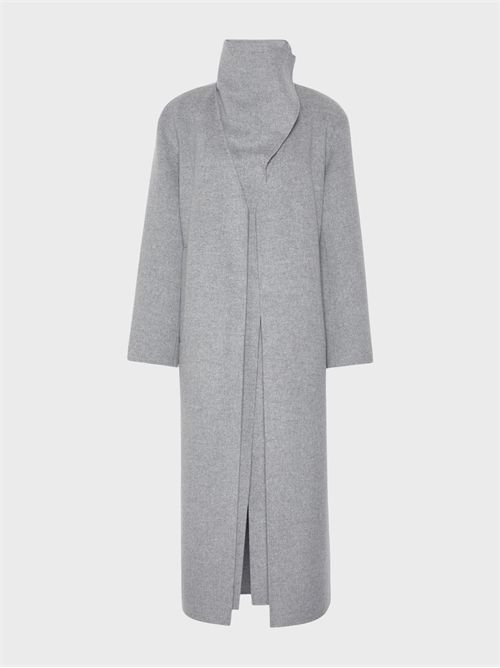 Long double-breasted pure wool coat with high-neck bib SPORTMAX | 2622016043600022