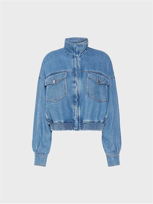 Bomber oversize in denim indaco SPORTMAX | 2622046015600005