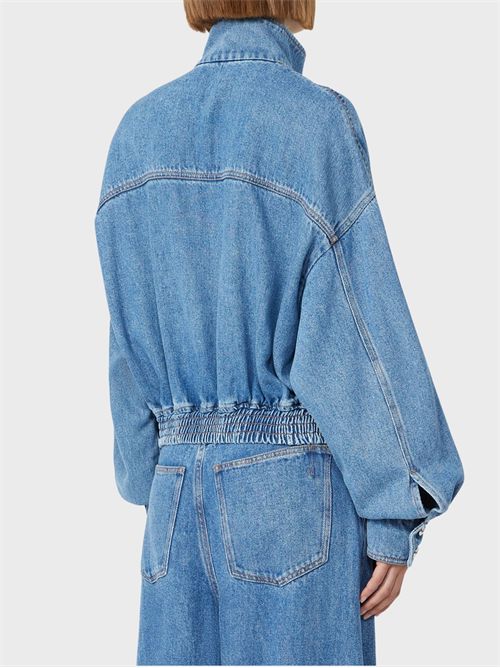 Bomber oversize in denim indaco SPORTMAX | 2622046015600005