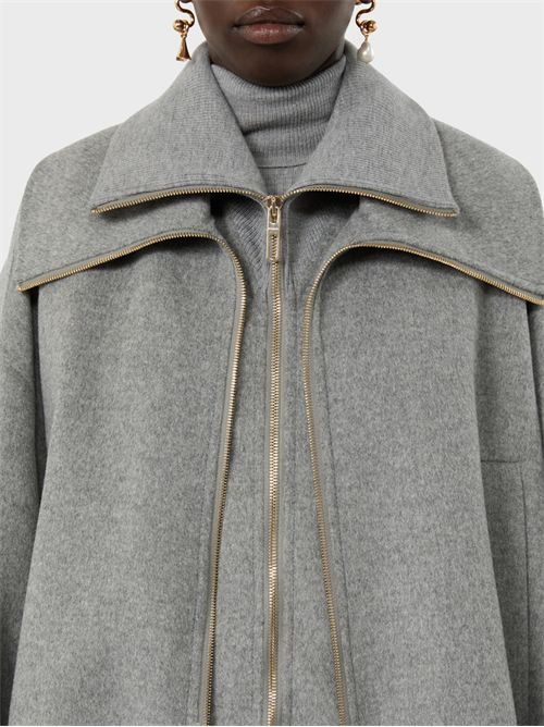 Bomber oversize in pura lana con davantino rimovibile SPORTMAX | 2622086012600022