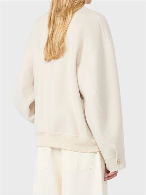 Bomber in lana double con dettagli in maglia SPORTMAX | 2622086041600018
