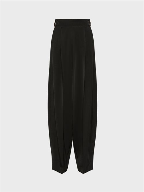 Pantalone ampio in gabardina di viscosa con regolatori laterali SPORTMAX | 2622136041600003
