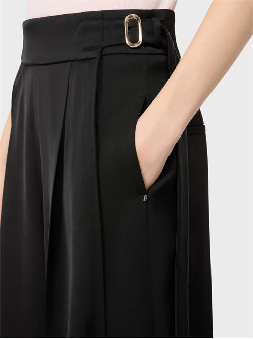 Wide-leg viscose gabardine trousers with side adjusters SPORTMAX | 2622136041600003