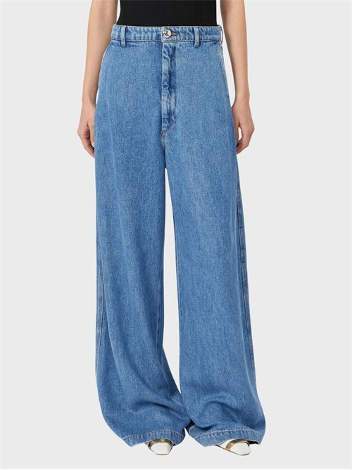 Oversized pure Tencel denim jeans SPORTMAX | 2622186055600005