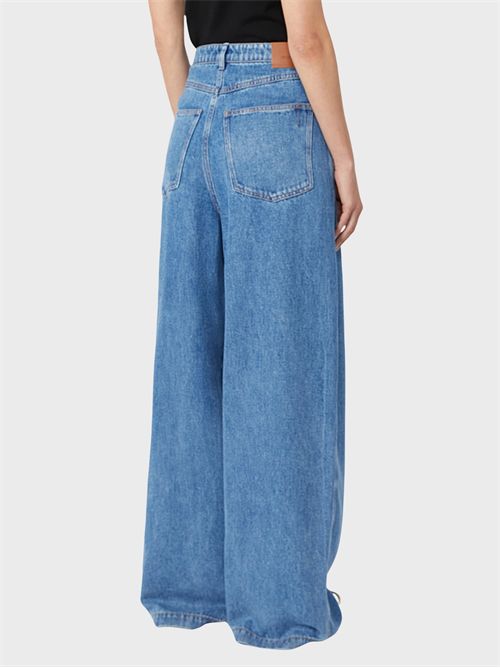 Oversized pure Tencel denim jeans SPORTMAX | 2622186055600005