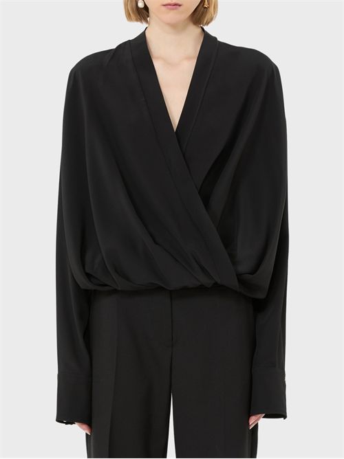 Pure silk wrap-style shirt SPORTMAX | 2622196012600006