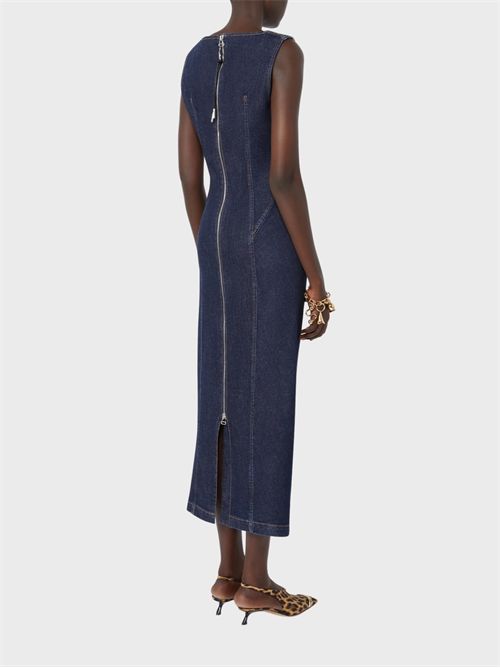 Fitted super-stretch denim dress SPORTMAX | 2622226015600001