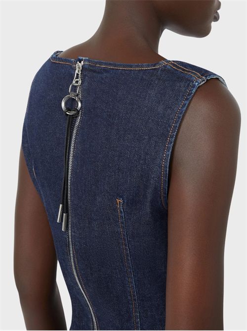 Fitted super-stretch denim dress SPORTMAX | 2622226015600001