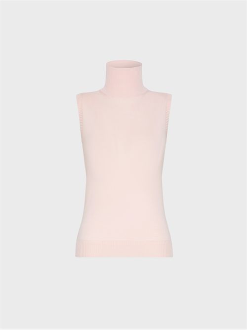 Sleeveless pure wool knit top with high neck SPORTMAX | 2622366011600003