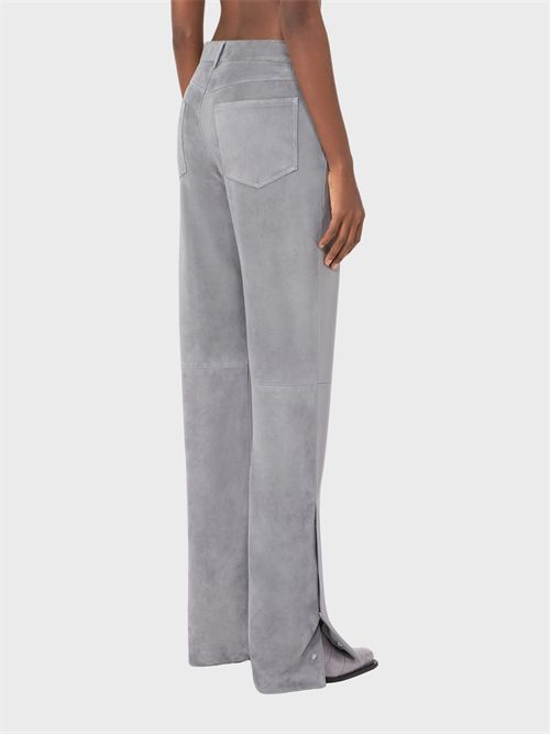 Pantalone 5 tasche in nappa e suede SPORTMAX | 2622436013600003