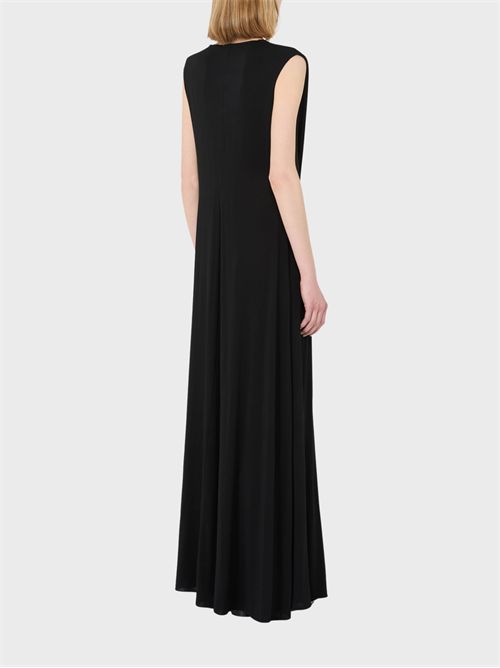 Abito lungo smanicato in jersey crêpe con drappeggio SPORTMAX | 2622626021600003