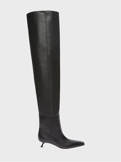 Stivale cuissard in pelle effetto cervo SPORTMAX | 2622796012600004