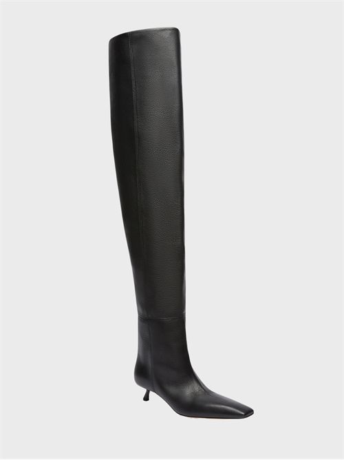 Stivale cuissard in pelle effetto cervo SPORTMAX | 2622796012600004