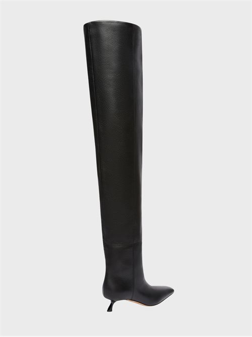 Stivale cuissard in pelle effetto cervo SPORTMAX | 2622796012600004