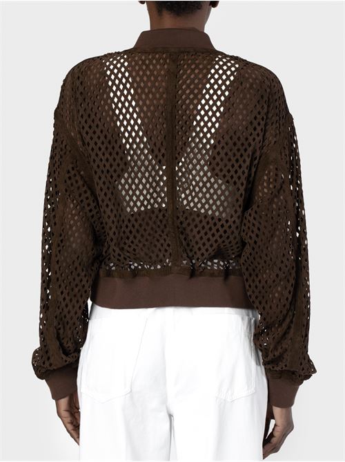 Laser effect suede bomber jacket SWORD 6644 | 8740C123
