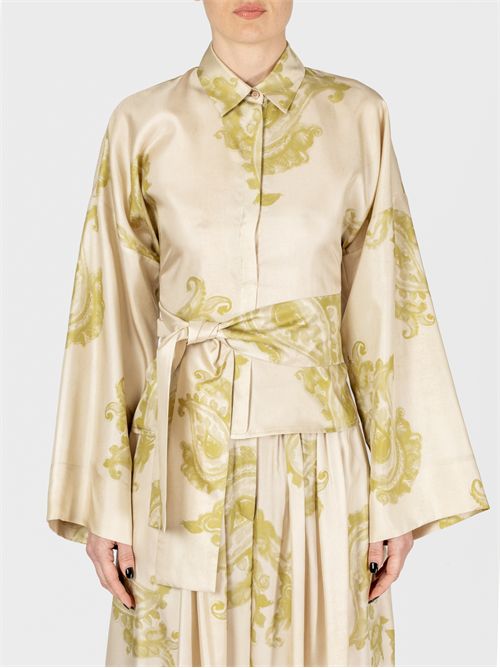 Silk shirt with paisley print CO.GO | AC333SE20372302