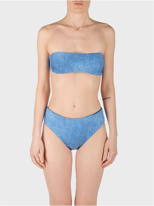 Denim-effect lycra bikini FISICO | CR09MDCS10MDF0607