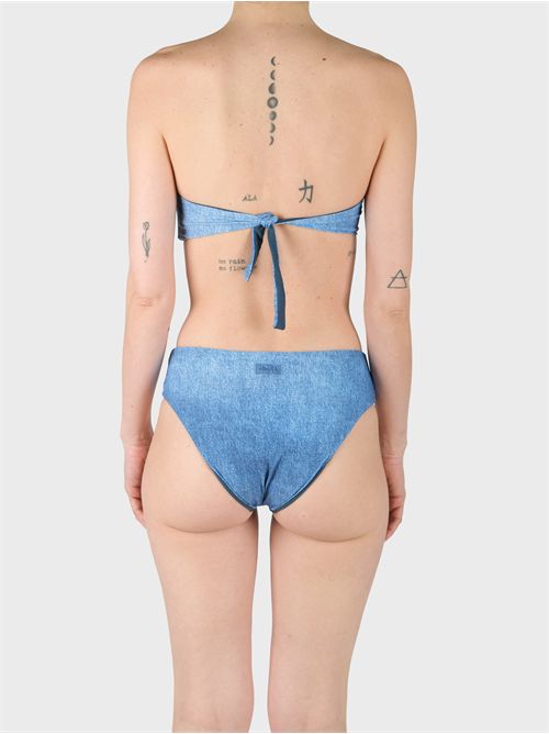 Denim-effect lycra bikini FISICO | CR09MDCS10MDF0607