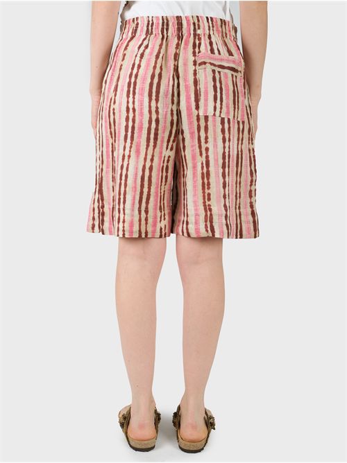 Striped Linen Shorts with Drawstring MALIPARMI | JH802043049C3261