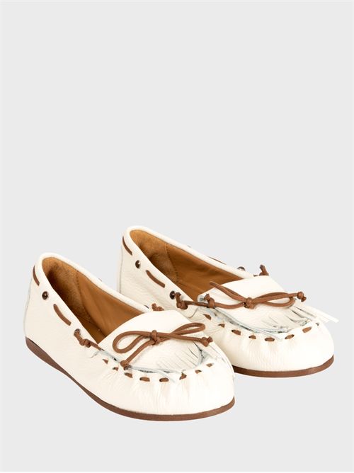 Fringed leather loafers PAROSH | D070277TOSHOE802