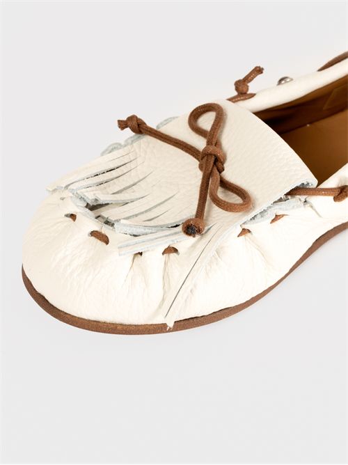 Fringed leather loafers PAROSH | D070277TOSHOE802