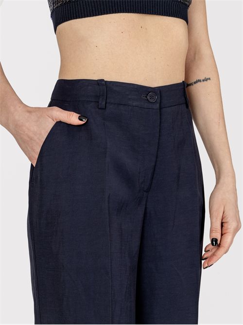 Linen and viscose trousers P.A.R.O.S.H. | D232214RAISA25012