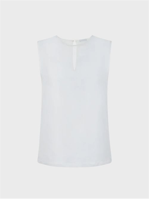 Sheer silk top with round neck P.A.R.O.S.H. | D313076SORGENTE002